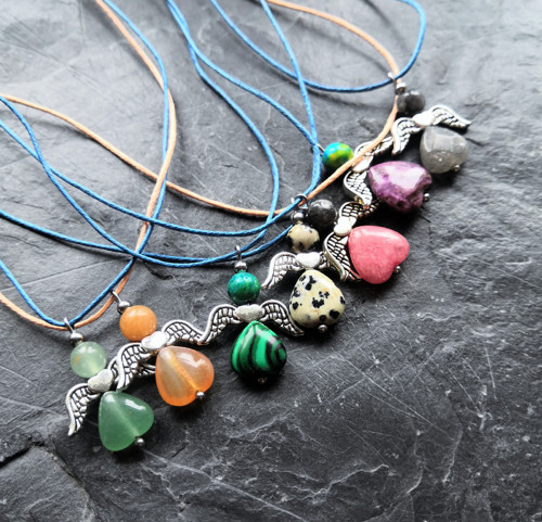 Andělíček strážníček*ochranný amulet*perla*perleť — foto 4