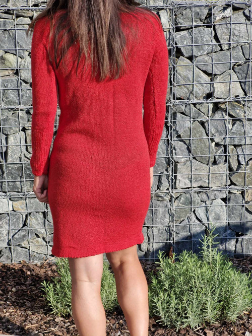 Pletené šaty - 100% merino — foto 3