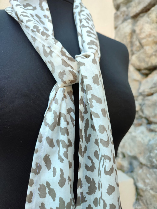 Bavlněný Šál - Leopardí — foto 2