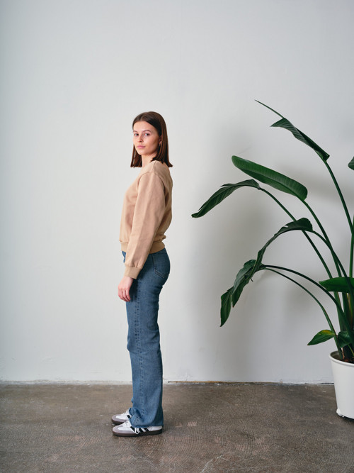 Mikina Twist - Piesková — foto 5