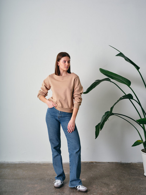 Mikina Twist - Piesková — foto 2