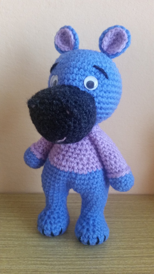 Háčkovaný hrošík Hippo — foto 3