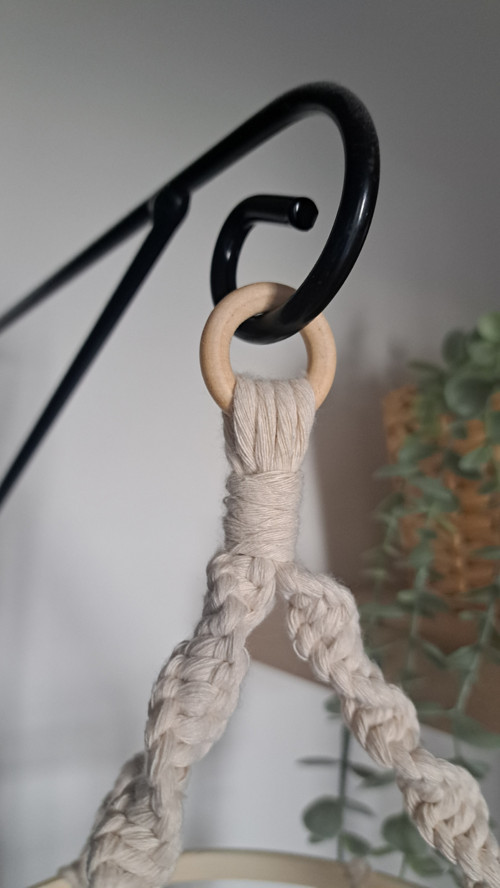 Dětský macrame kolotoč nad postýlku DUHA — foto 4