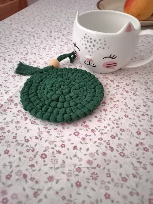 Macrame podtácek — foto 2