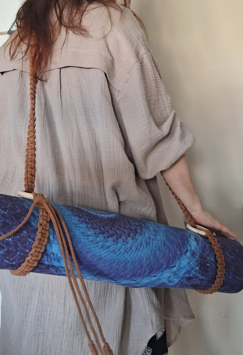 Macramé popruh na jógu / BASIC — foto 6