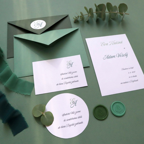 Monogram 1 - zelené oznámení — foto 6