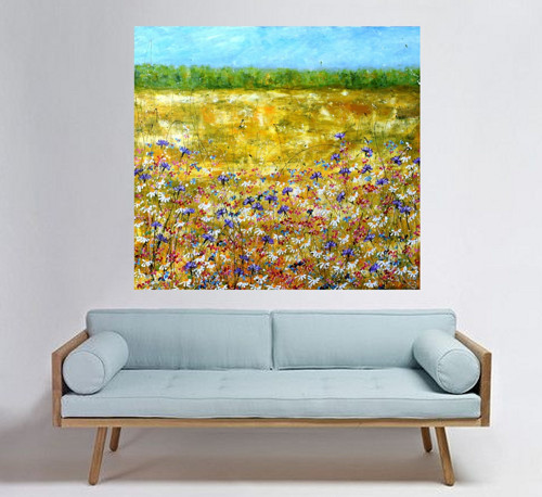 Chrpy....100x110cm — foto 5