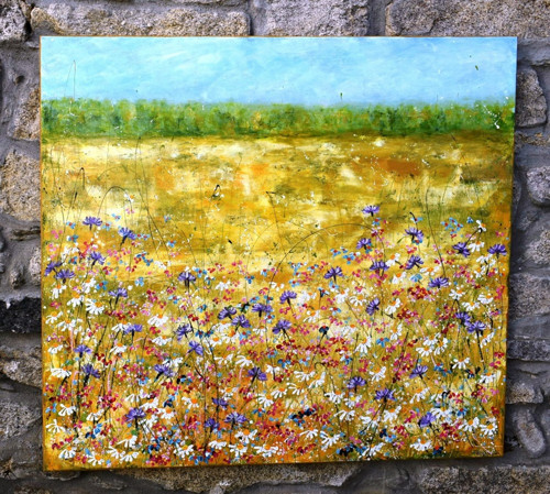 Chrpy....100x110cm — foto 2