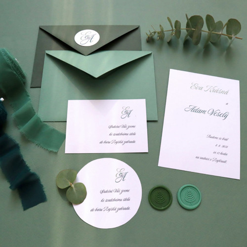 Monogram 1 - zelené oznámení — foto 3