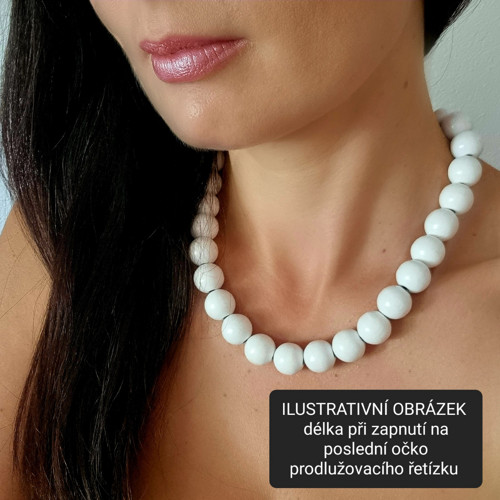 Chrpové dřevěné korále — foto 3