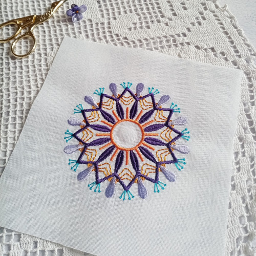 Mandala na látce JEDINÝ KUS — foto 2