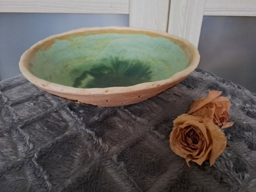 Keramická Mísa S Květinami — foto 2