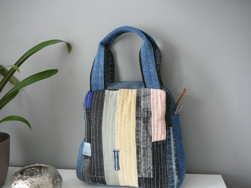 Jeans elegantní kabelka. — foto 3