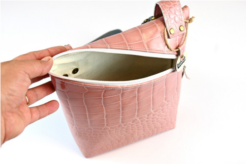 Kožená crossbody kroko 2359 — foto 4
