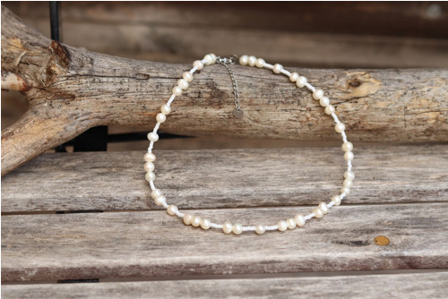 Letný choker s perlami — foto 2
