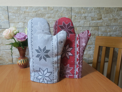 Chňapka dlouhá - Bordó MAGNET — foto 4