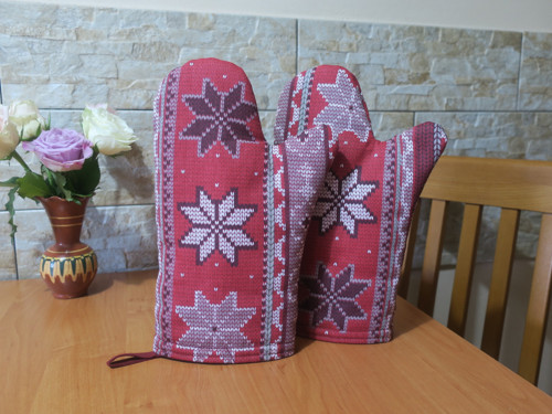 Chňapka dlouhá - Bordó MAGNET — foto 2