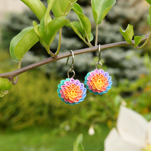 Visací náušnice Pastel — foto 4