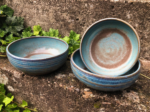 Sada 3x miska modrá — foto 4