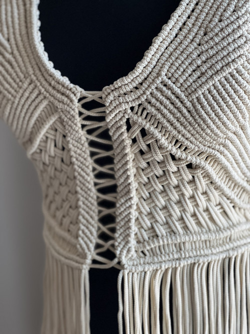 Macramé šaty — foto 3