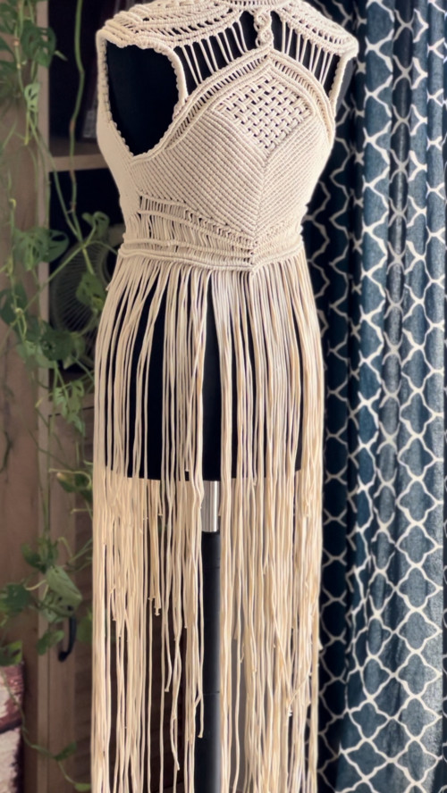 Macramé šaty — foto 6