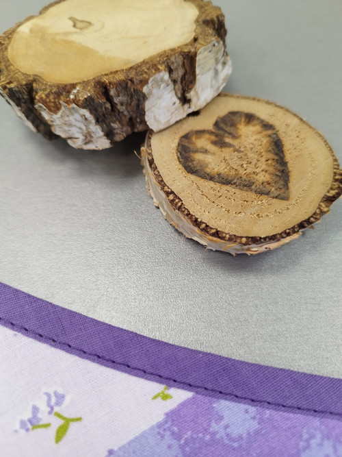 Zástěra za krk FIALOVÝ PATCHWORK — foto 2
