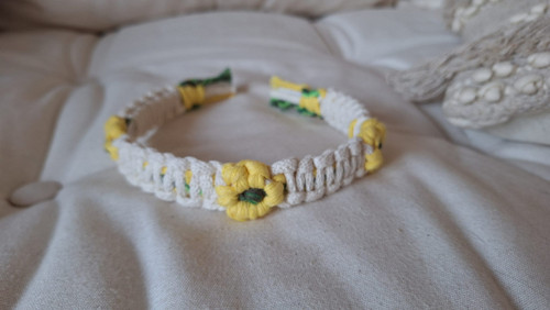 Boho čelenka / kytičková / dětská — foto 3