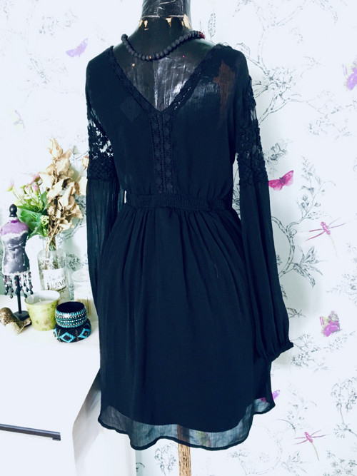 Šaty BOHO BLACK — foto 5