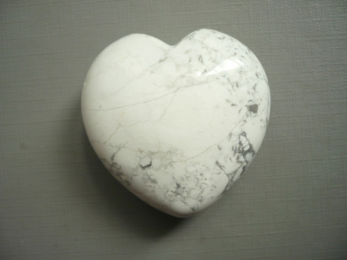 Nevrtané srdíčko 40 mm - magnezit, č.6f — foto 2