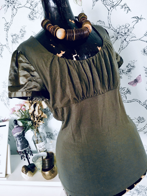 Halenka top olivka — foto 3