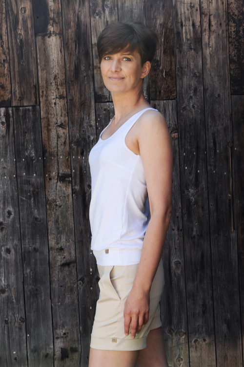 Dámské tílko Lea - bílé a černé — foto 3