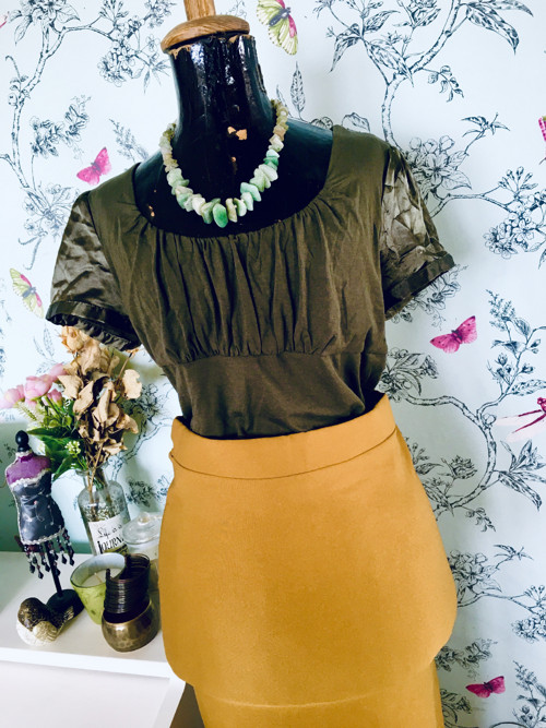 Halenka top olivka — foto 2
