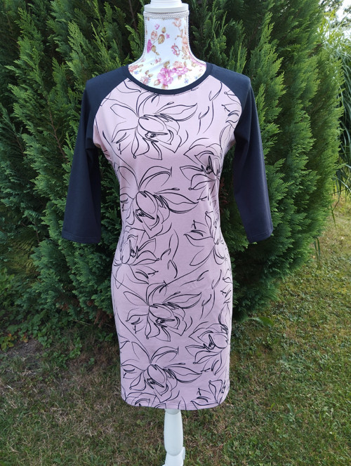 Starorůžové šaty - vel. 40 — foto 3