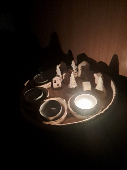 Vesnička v adventním talířku — foto 2