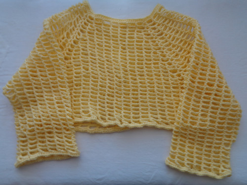 MESH TOP / bolerko ve žluté — foto 2