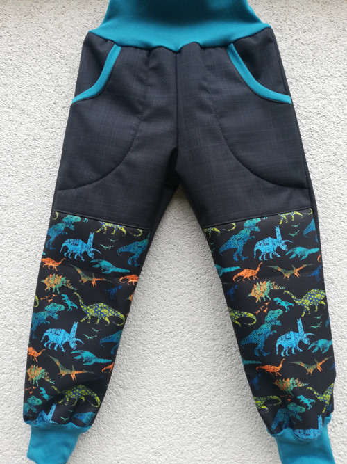 Softshell. kalhoty S BERÁNKEM - DINO — foto 2