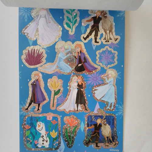 Nálepky FROZEN - sešit - 6 listů — foto 2