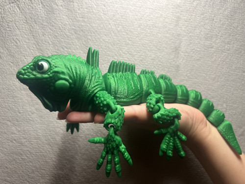 Leguán - 26 cm - 3D Tisk — foto 2