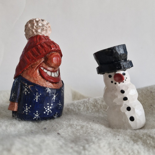 Skřítek Zimník se sněhulákem — foto 3