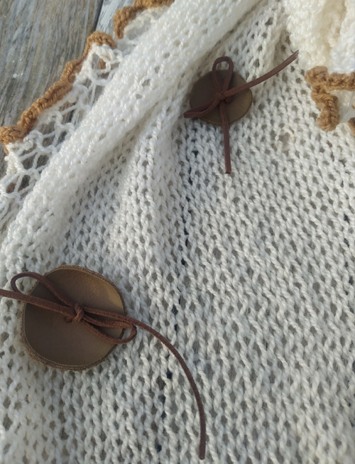 Bílo/hnědá elegance — foto 2
