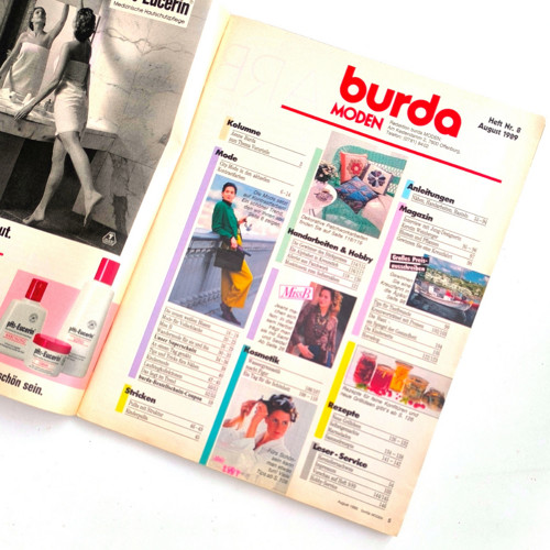 BURDA 8/1989 — foto 2