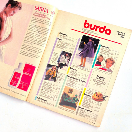 BURDA 10/1989 — foto 2