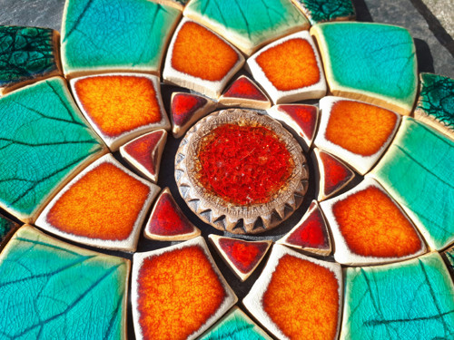 Mandala z keramických komponentů 92 — foto 5