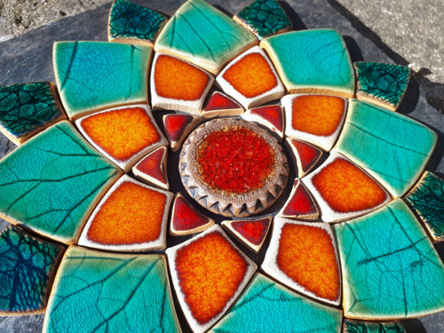 Mandala z keramických komponentů 92 — foto 2
