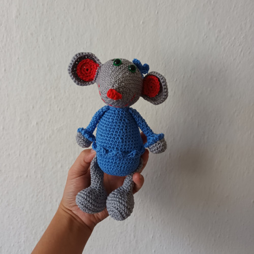 Háčkovaná myška Otylka — foto 5