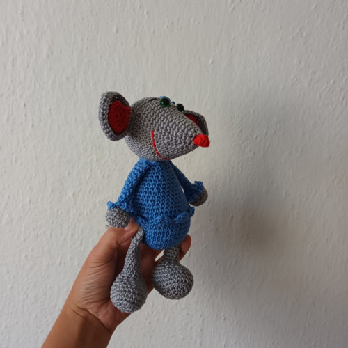 Háčkovaná myška Otylka — foto 4