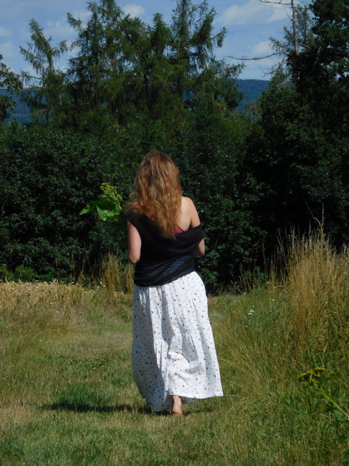 Ve stínu :-) sukně mušelín — foto 2