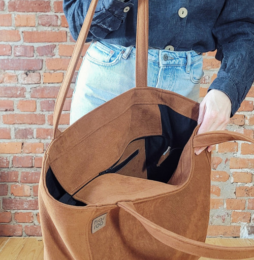 Hnědá taška Lazy bag Bukka — foto 3