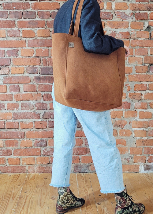 Hnědá taška Lazy bag Bukka — foto 2