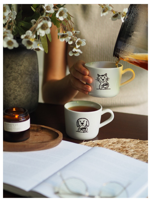 Malovaný hrníček KOČKA+KAFE — foto 3